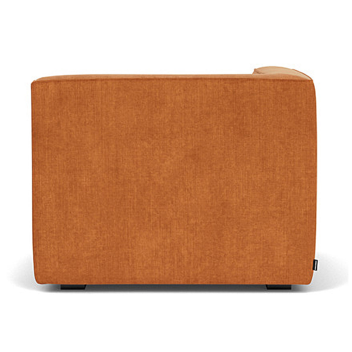 Modern Dane Fabric 1-Seater Left Corner Modular Sofa - Compact Sectional Couch for Small Living Rooms & Apartments
