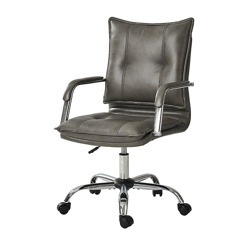 Ergonomic Doug Task Chair with Padded Arms - Adjustable Office Chair for Home & Work - Comfortable Desk Chair with Lumbar Support for Long Hours Sitting