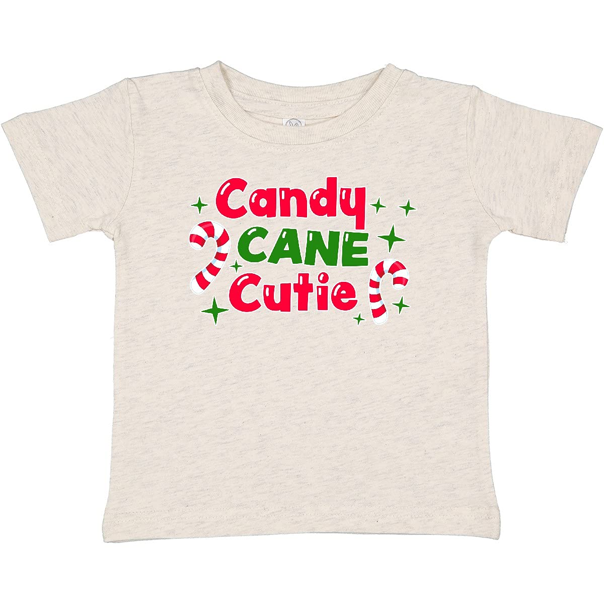 Inktastic Christmas Candy Cane Cutie Baby T-Shirt - Festive Holiday Outfit for Infants & Toddlers - Perfect for Family Photos, Christmas Parties & Holiday Gift Giving