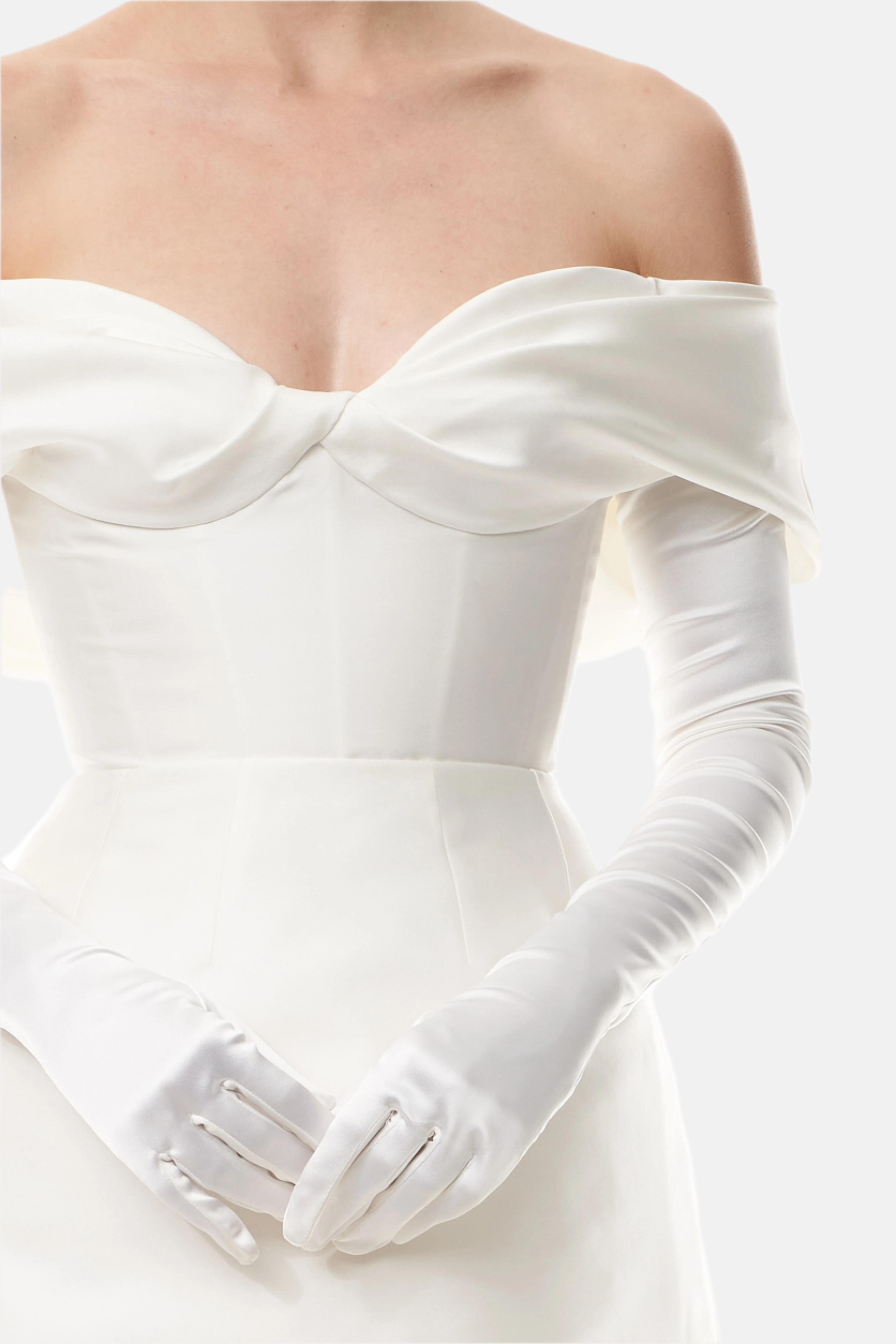 Lila Satin Gloves - Elegant Women's Fashion Gloves for Evening Wear, Weddings & Special Occasions - Soft & Luxurious Satin Material - Perfect for Formal Events, Parties & Photo Shoots