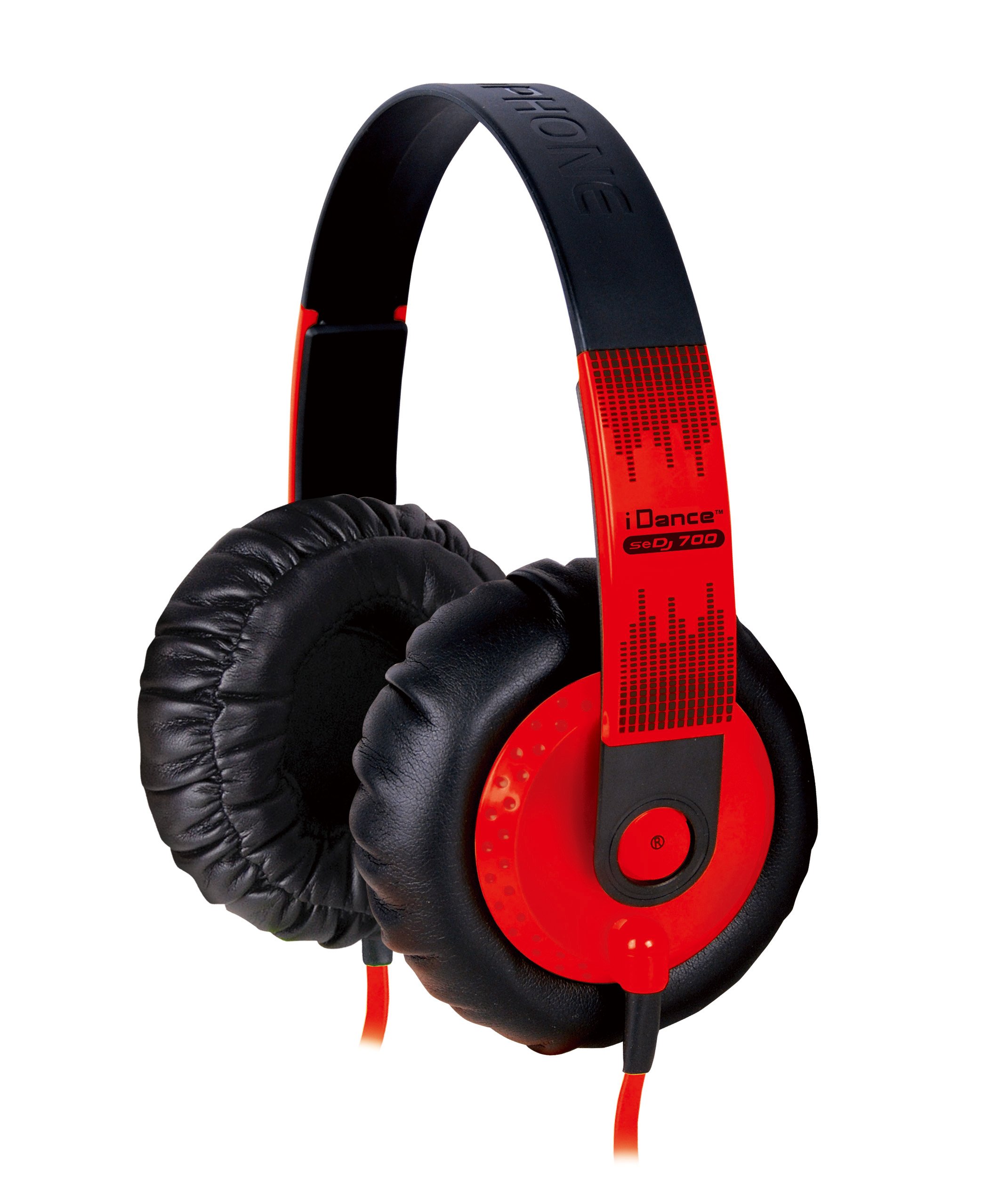 SeDJ-700 Professional DJ Headphones with High-Fidelity Sound - Red | Studio Monitoring, Live Performance & Music Production
