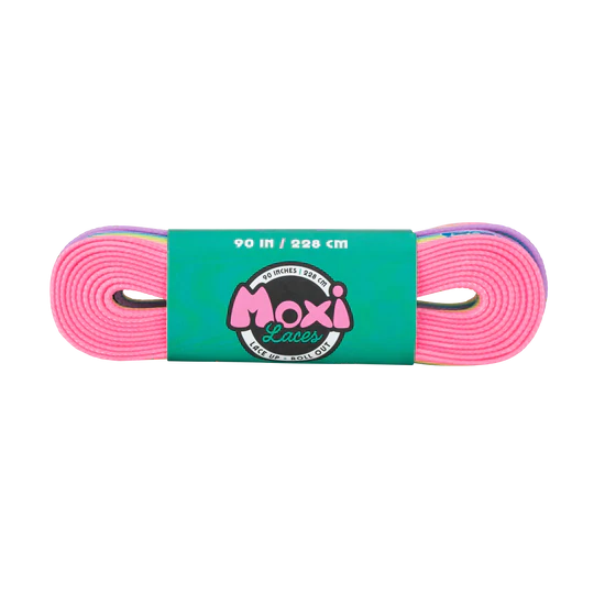 Moxi Roller Skates with Derby Laces - Premium Quad Skates for Women & Girls - Perfect for Outdoor Skating, Rink, Roller Derby & Casual Fun