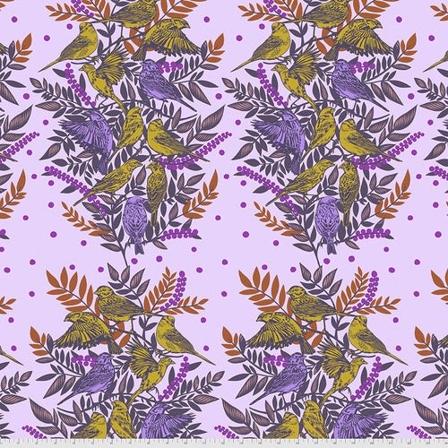 Anna Maria Horner Bright Eyes PWAH161 Visitation Lilac Floral Fabric - Perfect for Quilting, Dressmaking & Home Decor Projects