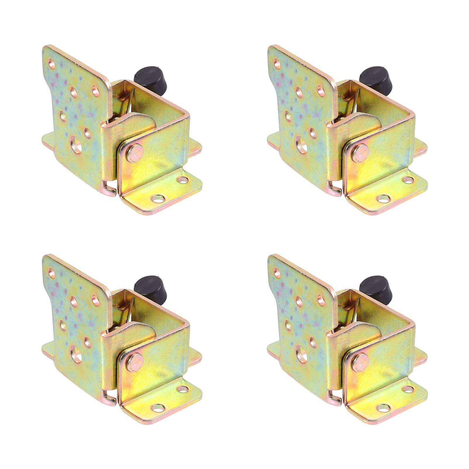 DOITOOL 4Pcs Folding Chair Leg Hinges - Heavy Duty Iron Support Brackets for Foldable Tables, Chairs & Shelves - Angle Braces for Space-Saving Furniture in Home, Office & Dorm Rooms
