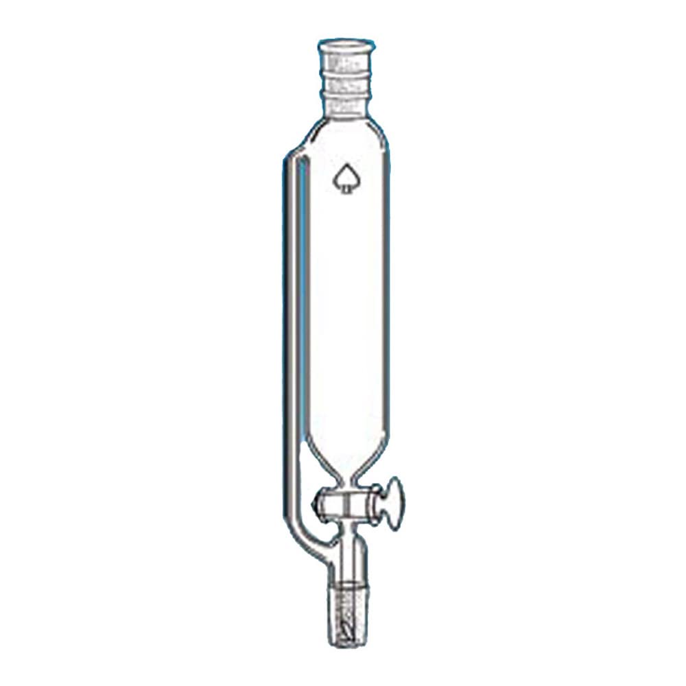 9490-02 Equalizing Pressure Funnel - 10mL Laboratory Glassware for Precise Liquid Transfer | Ideal for Chemistry Experiments, Distillation & Lab Research