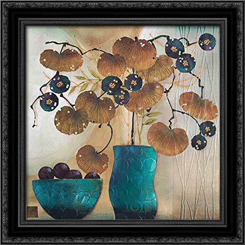 Canvas Art in a Black Ornate Wood Frame