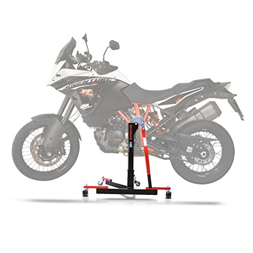 KTM 1090/1190 Adventure/R 13-18 Center Paddock Stand CS Power Evo - Red Motorcycle Lift Stand for Easy Maintenance & Tire Changes