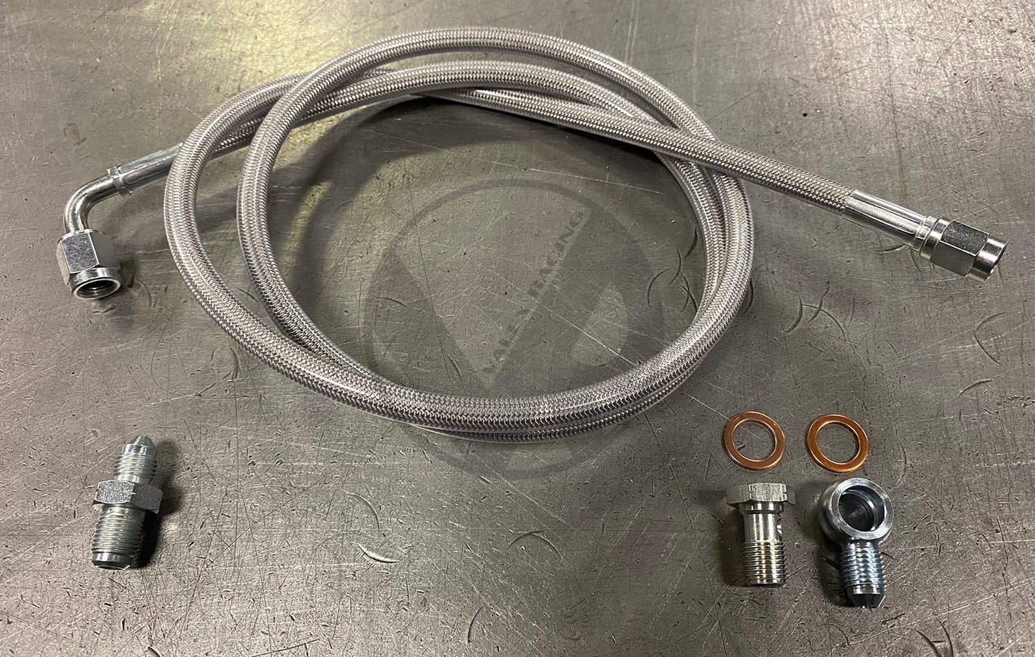 96-00 Honda Civic K-Swap Stainless Steel Clutch Line - Compatible with K20/K24 Engines & EK Chassis - 7 Color Options - High Performance Upgrade for Racing & Street Use