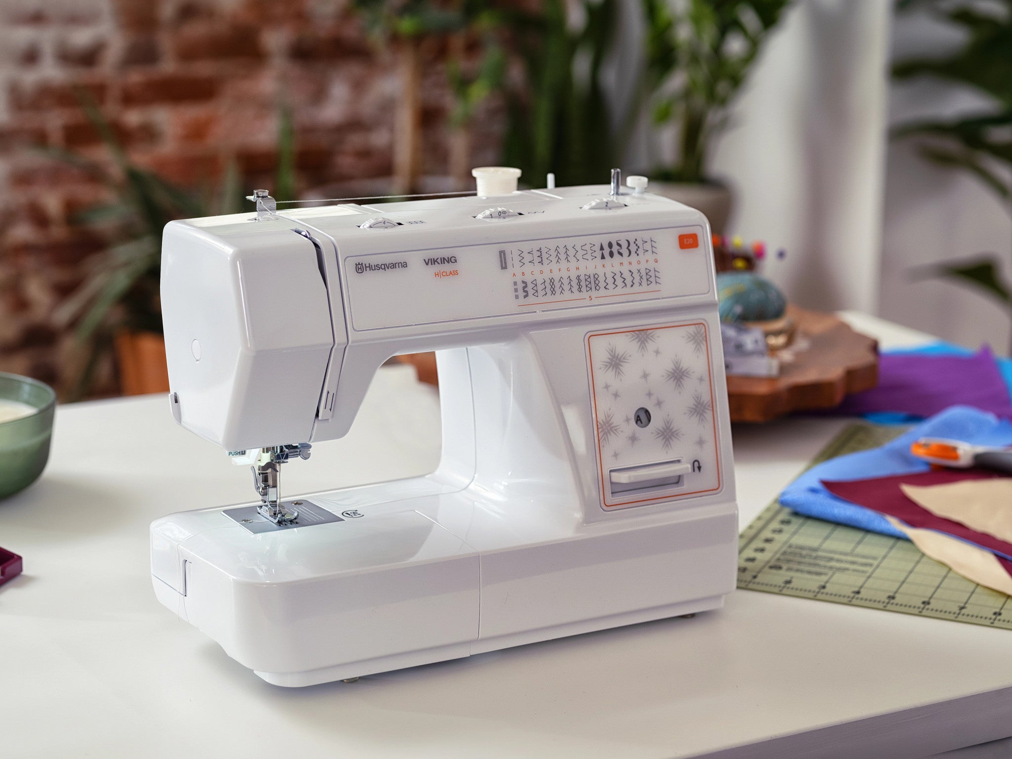 HUSQVARNA® VIKING® H|CLASS™ E20 Sewing Machine - Computerized Embroidery & Quilting for Home & Professional Use - Perfect for Dressmaking, Crafts & DIY Projects