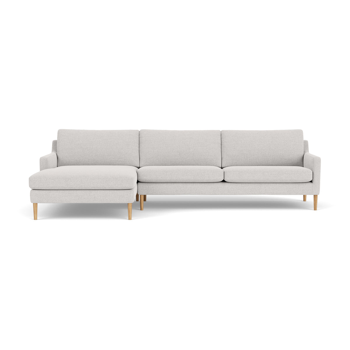 Astha Fabric Left Chaise Sofa - Modern L-Shaped Sectional Couch with Reversible Design for Living Room, Lounge & Home Theater Comfort