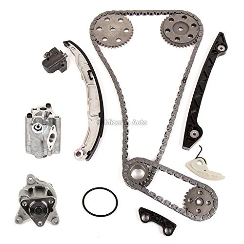 Mizumo Auto MA-9761259272 Timing Chain Kit with Oil Pump & Water Pump for 2008-2013 Mazda CX-7 3.5 6 Tribute 2.3L 2.5L Engine - Complete Engine Repair Solution for Smooth Performance & Longevity