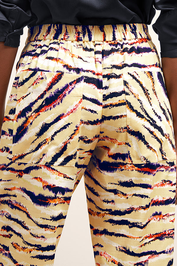 Madelyn Pants - Airy Cotton Savannah Print Women's Casual Pants for Summer | Perfect for Beach, Vacation & Everyday Wear