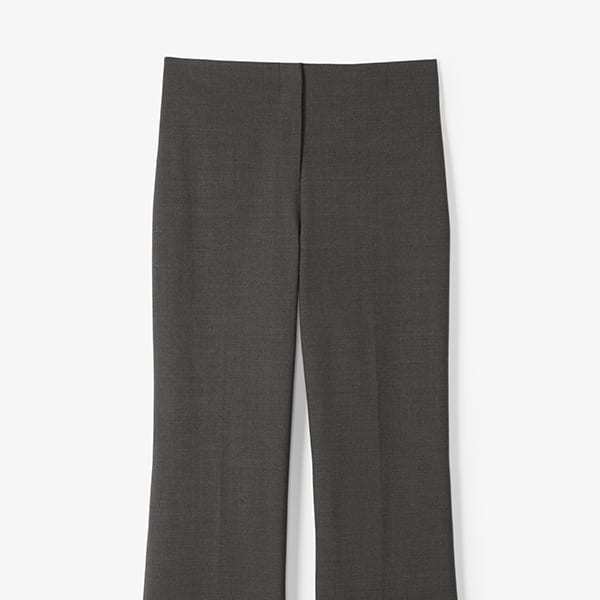 Clooney Pant - Premium Tropical Wool Men's Trousers in Gray Melange | Perfect for Business Casual & Summer Office Wear