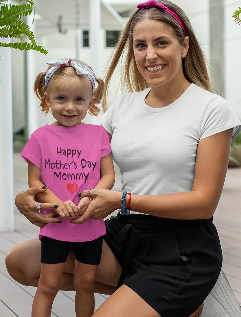 Best Happy Mother's Day Mommy T-Shirt - Cute Toddler & Youth Kids Shirt Gift for Mom - Perfect for Mother's Day Celebrations, Family Photos & Special Occasions