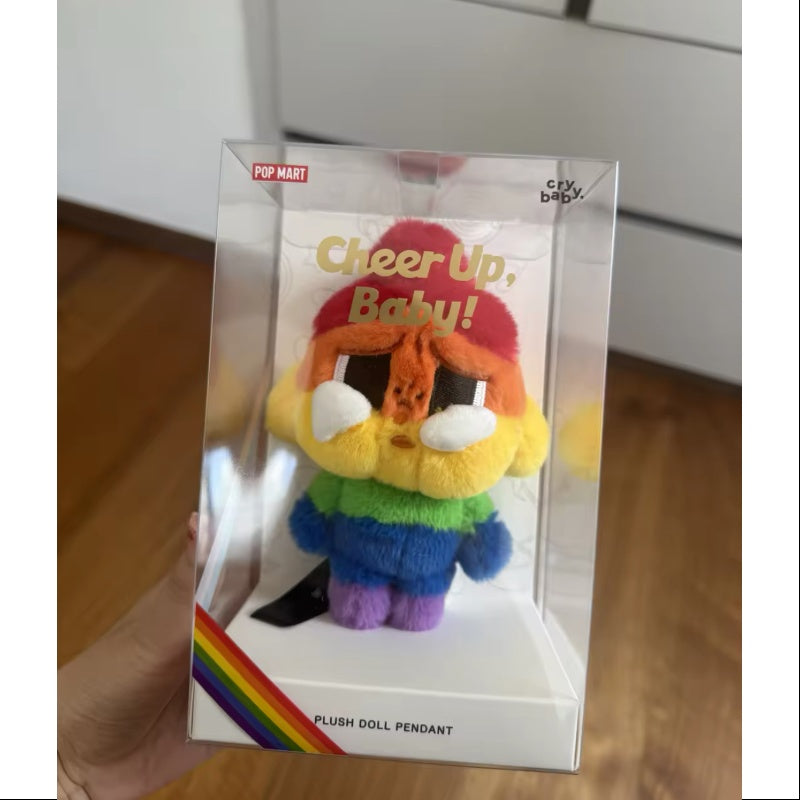 Crybaby Cheer Up Baby Plush Pendant Keychain - Limited Edition 2024 - Cute Emotional Support Gift for Friends & Anxiety Relief