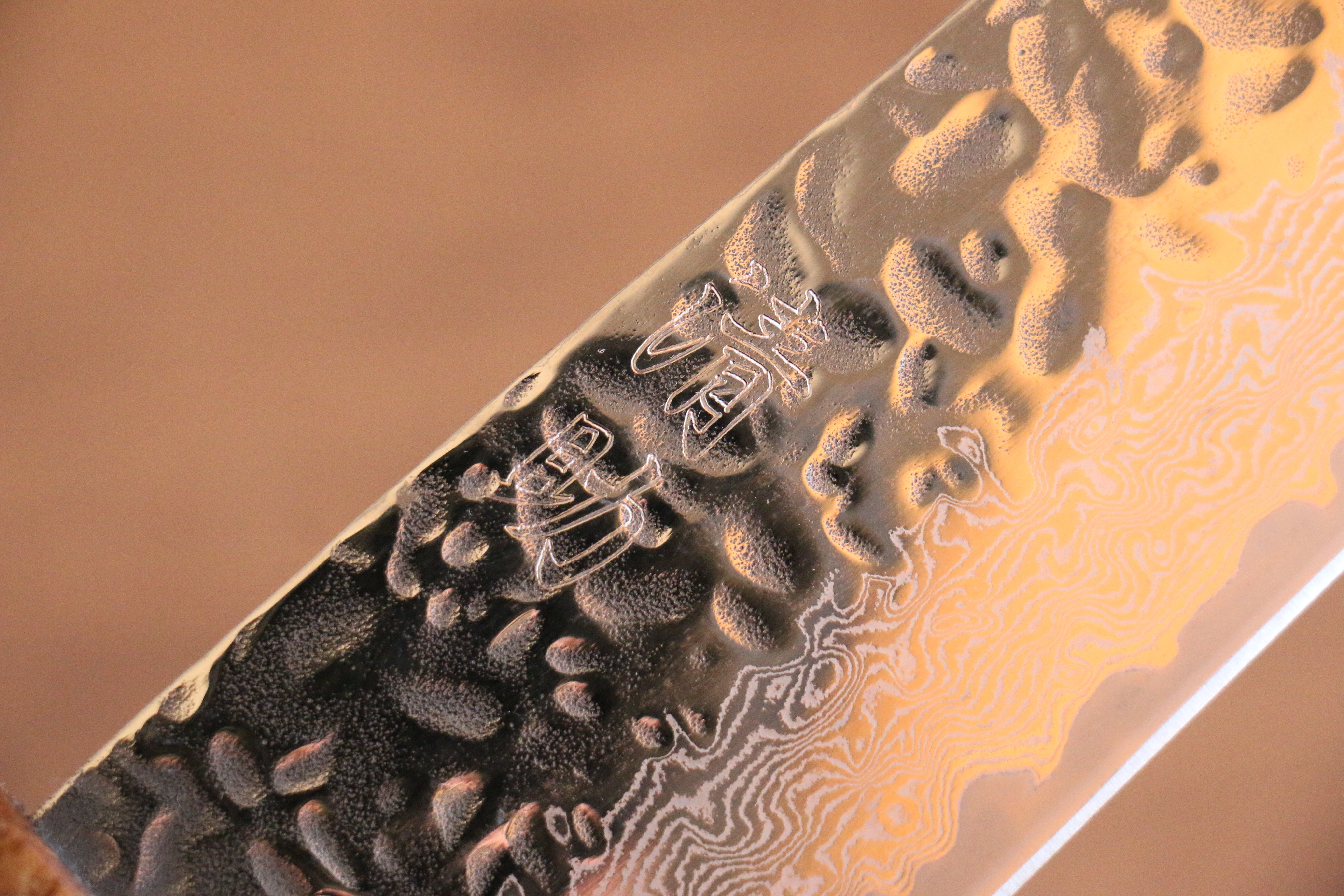 Premium AUS10 Damascus Steel Bunka Knife 170mm - Handcrafted Hammered Finish with Oak Handle - Perfect for Slicing, Dicing & Precision Kitchen Tasks