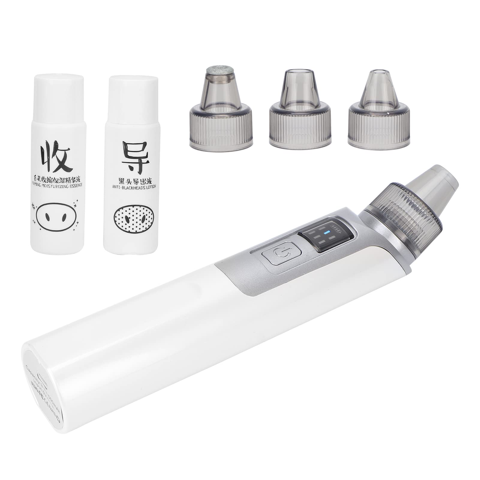 Blackhead Pore Vacuum Cleaner - Electric Blackhead Remover for Face & Nose - Oil Control & Skin Friendly - Home Spa & Facial Care Essential