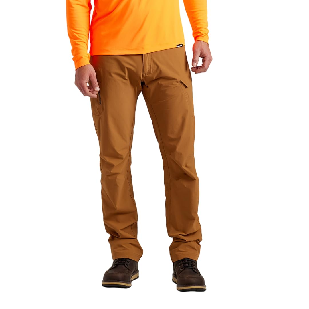 TRUEWERK Men’s Work Pants - T1 WerkPants Relaxed Fit, Lightweight, Moisture Wicking, Tactical Cargo Pants with 4-Way Stretch for Construction, Landscaping & Outdoor Work | Durable & Comfortable Workwear