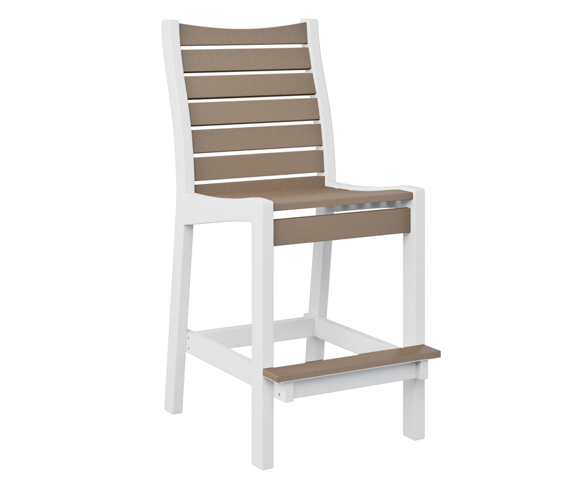 Berlin Gardens Bristol Bar Chair - Adjustable Height Outdoor Bar Stool for Patio, Deck, and Kitchen Counter - Perfect for Entertaining and Relaxing
