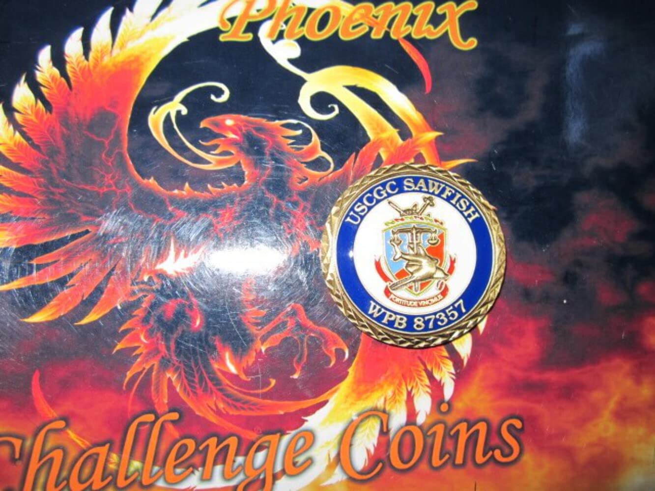 US Coast Guard Cutter Sawfish Challenge Coin - Custom Military Collectible for Navy Veterans & Enthusiasts - Perfect for Display, Gifts & Memorabilia Collections