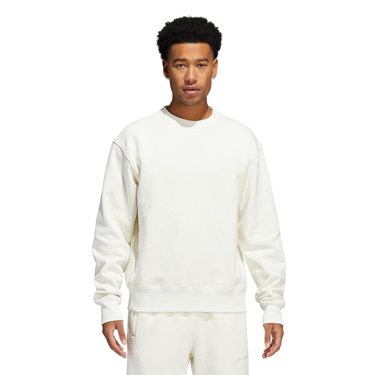 Pharrell Williams Basics Crew Sweatshirt 'Off White' | Premium Cotton Streetwear | Casual Wear & Layering Essential for Men