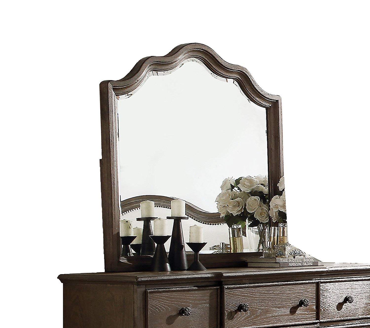 HomeRoots Decorative Wall Mirrors - Modern Multicolor Accent Mirrors for Living Room, Bedroom & Entryway Decor