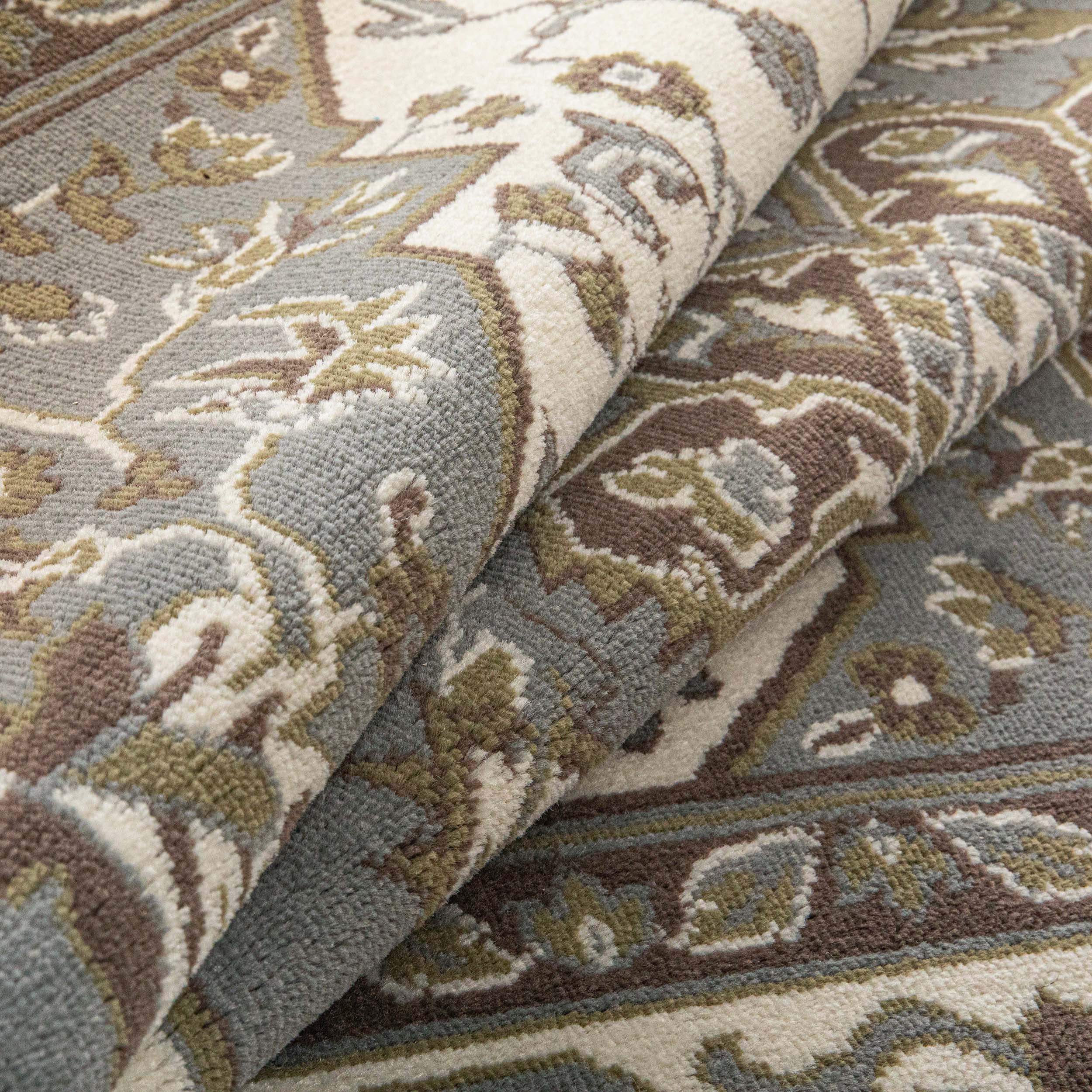 Glendale Traditional Floral Medallion Indoor Area Rug - Non-Slip Living Room Carpet, Bedroom Runner, Hallway Decor | Soft & Durable Home Floor Mat for Cozy Interior Design