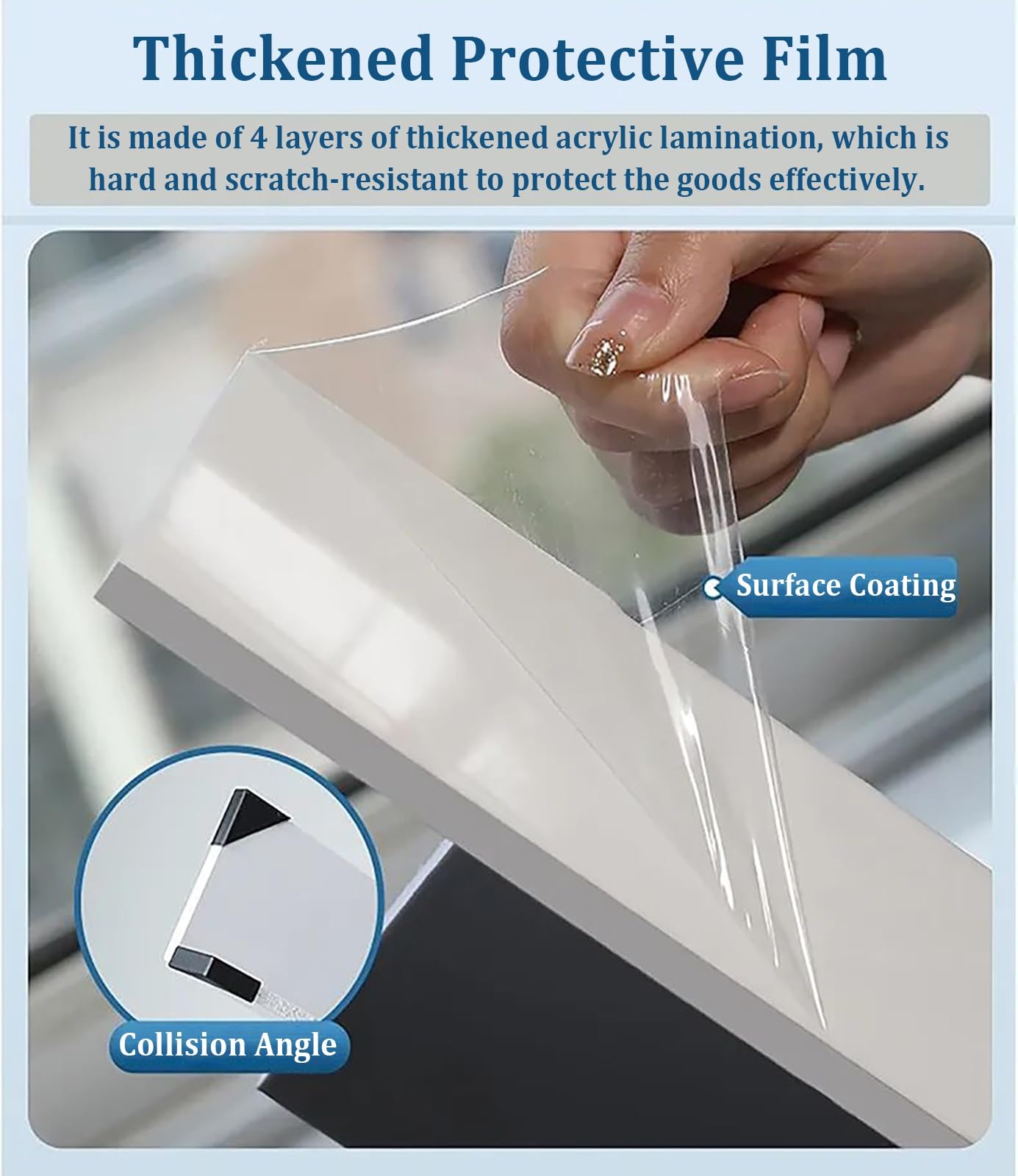 Modern Textured Window Sill Cover Protector - Durable Widening Sill Plate for Windows & Doors (59