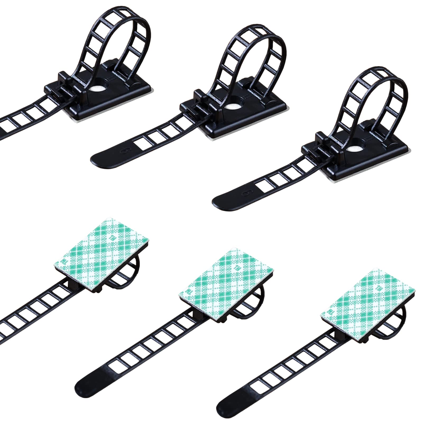 200-Piece Cable Management Kit - Self-Adhesive Cord Clips & Zip Ties for Desk Wire Organizer | Perfect for Home Office, Gaming Setup & Computer Desk Organization