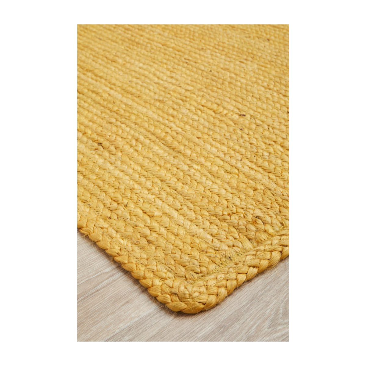 Bondi Rectangle Rug - Soft Yellow Area Rug for Living Room, Bedroom & Office - Non-Slip Modern Home Decor