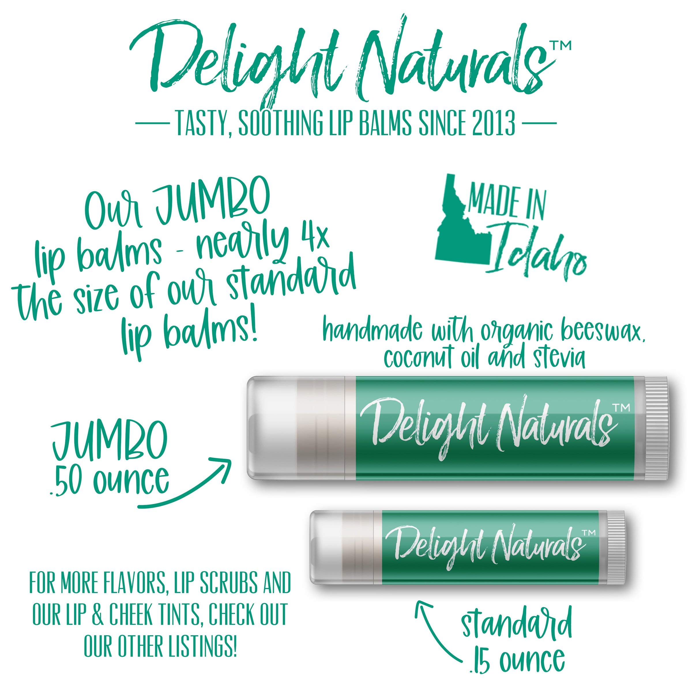 Jumbo Red Velvet Lip Balm - Extra Large Moisturizing Lip Care for Dry, Chapped Lips - Perfect for Winter Skincare & Daily Hydration