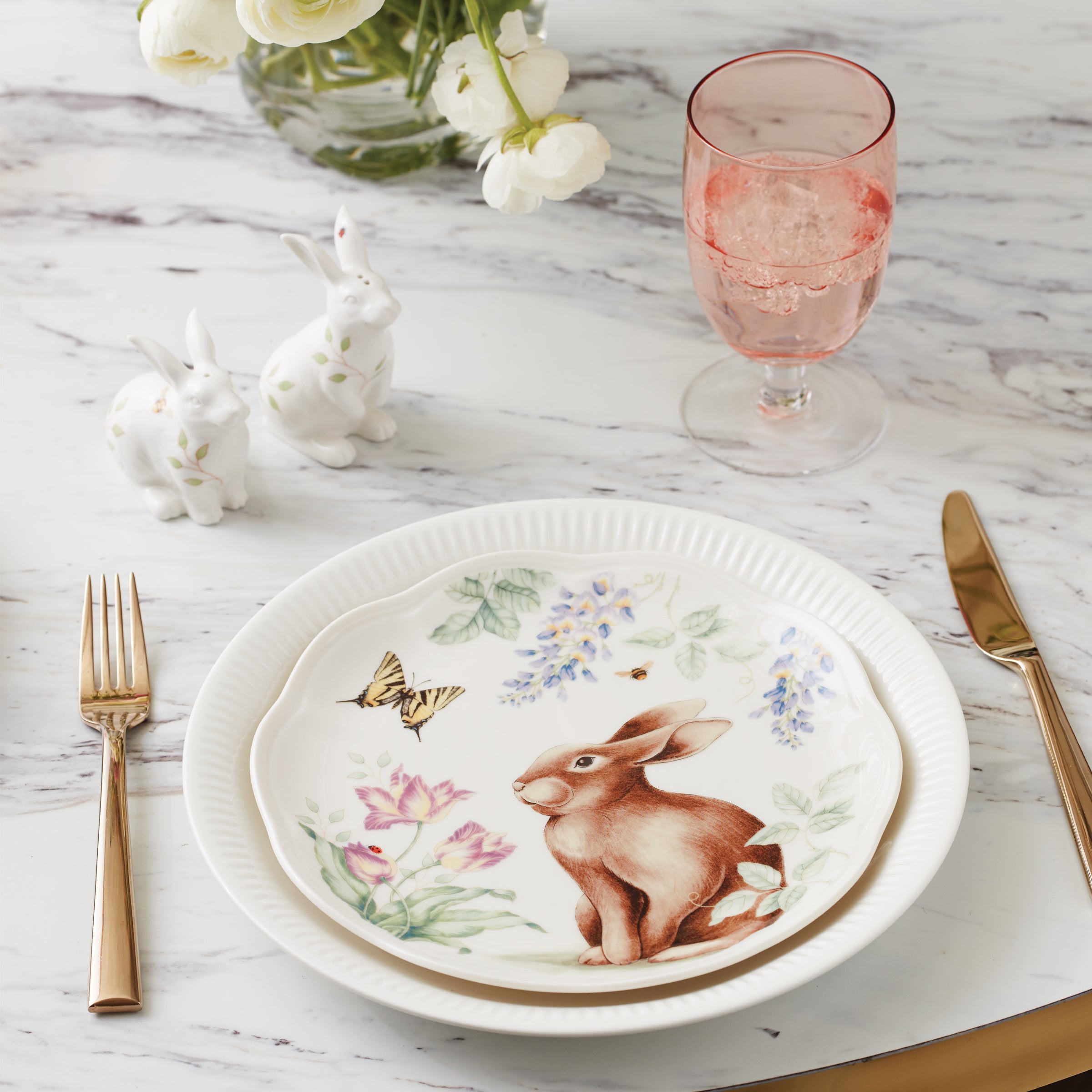 Elegant White Accent Plates Set of 4 - Modern Dinnerware for Fine Dining, Wedding Registry & Home Decor