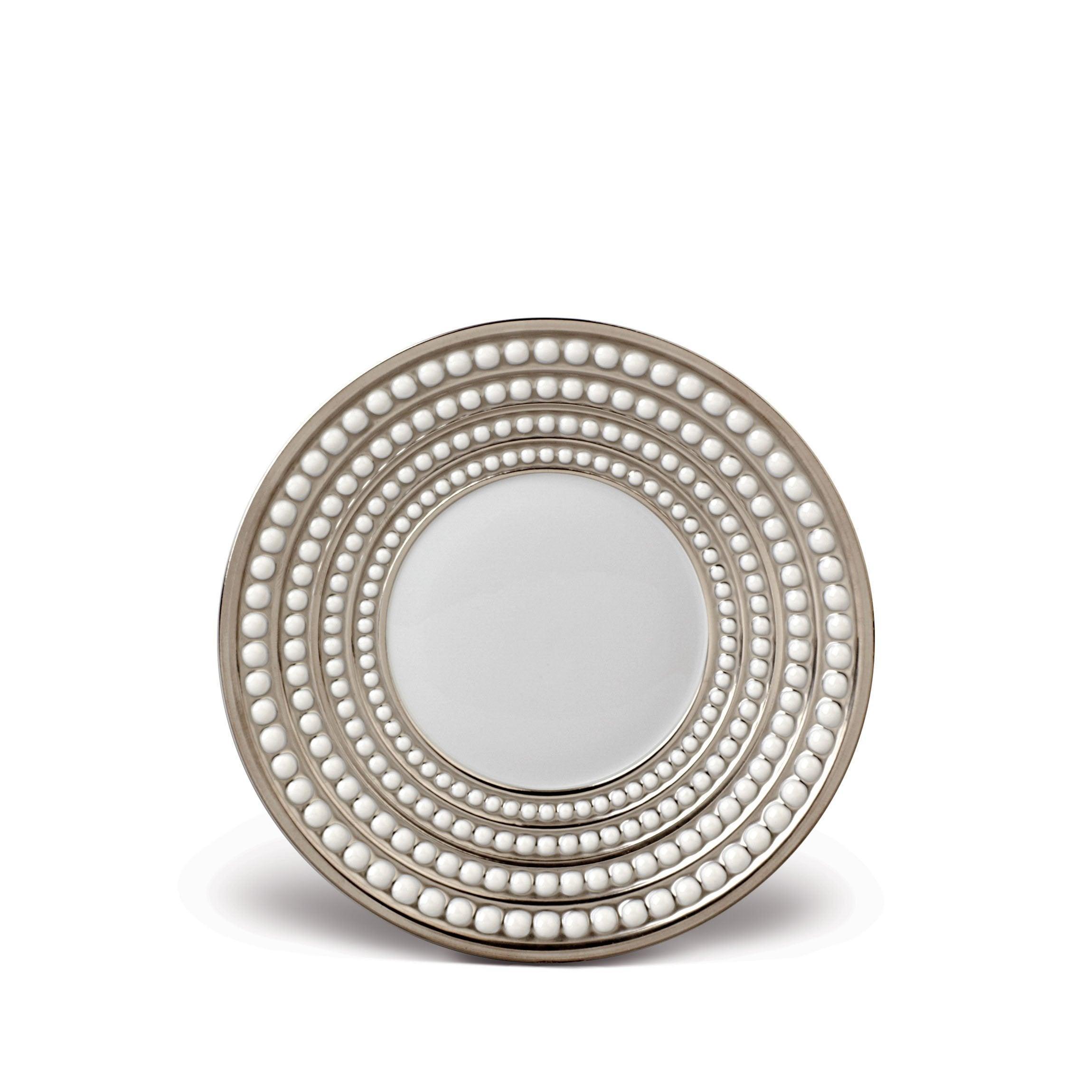 Perlee Platinum Saucer - Elegant Dinnerware for Fine Dining, Wedding & Special Occasions | Premium Quality & Stylish Design