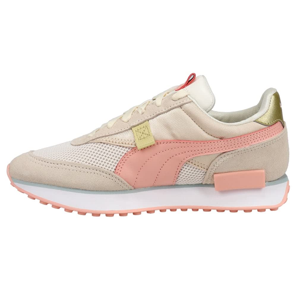 PUMA Women's Future Rider Chrome Sneakers - Casual Beige Shoes for Running, Walking & Everyday Wear