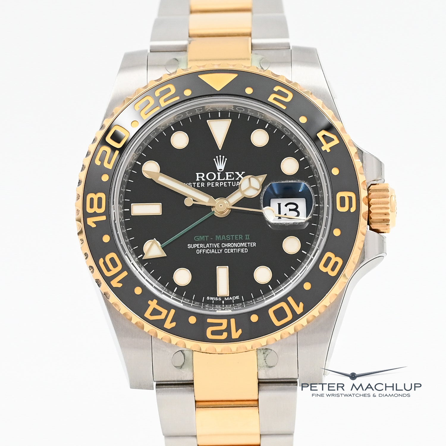 Rolex GMT Master II 2016 Luxury Men's Watch - Stainless Steel, Automatic Movement - Perfect for Travel, Business & Everyday Wear