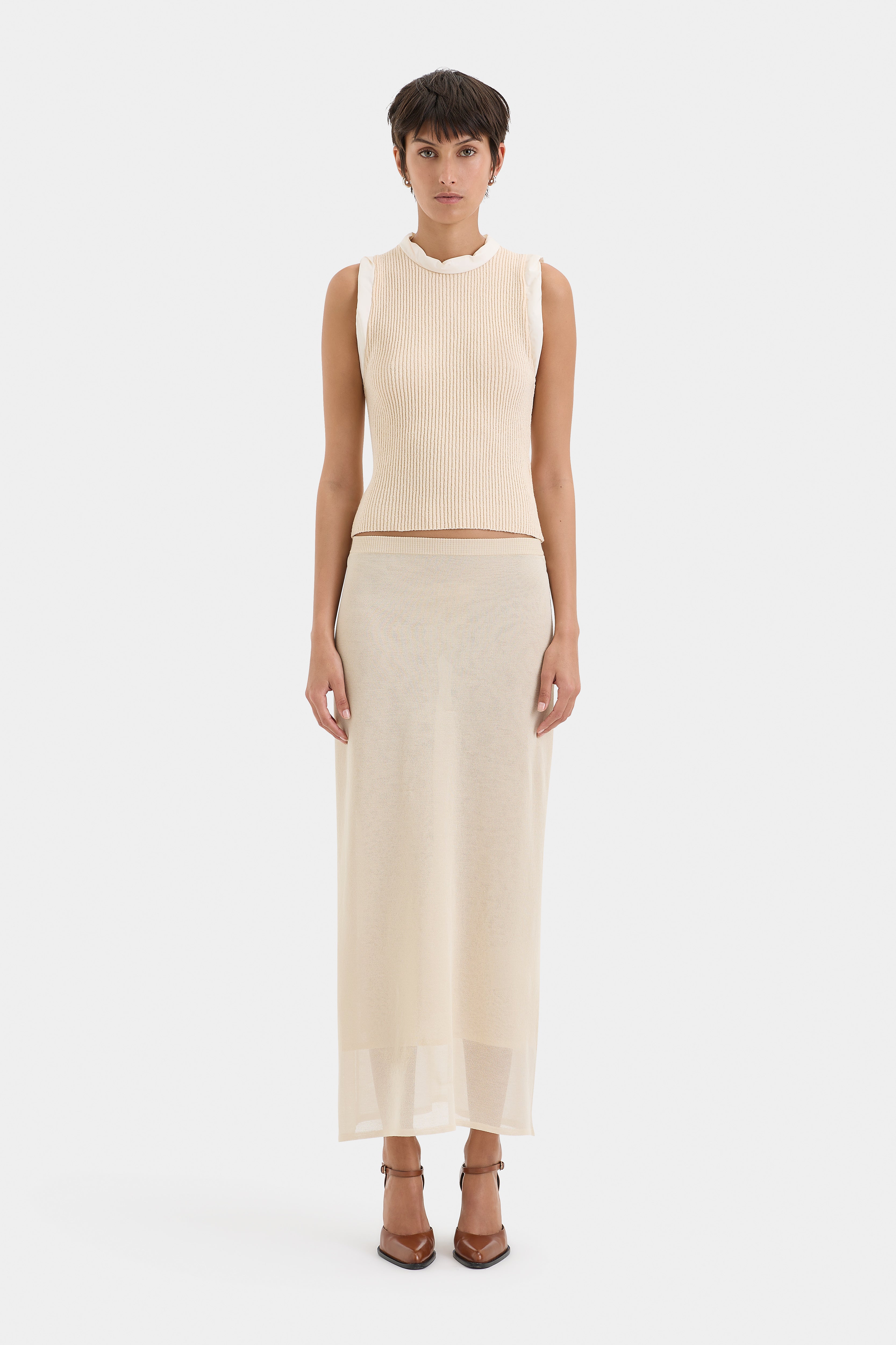 Stylish Petal Knit Top in Peach - Perfect for Casual Outings & Spring Fashion