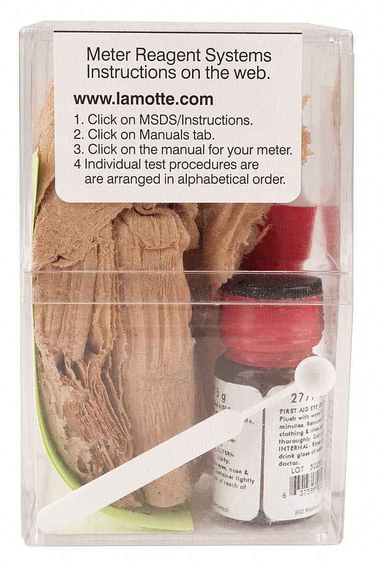 LaMotte Iron Colorimeter Reagent Kit (PK50) - Accurate Water Testing for Pools, Aquariums & Environmental Monitoring