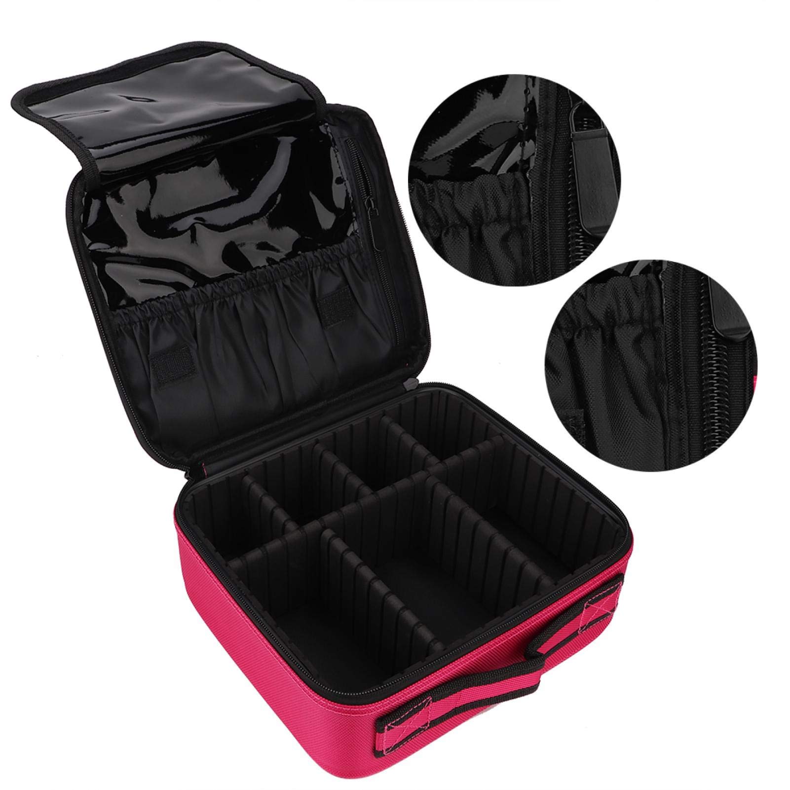 Set of 2 Durable Travel Makeup Bags - Large Capacity Waterproof Cosmetic Organizer for Women | Perfect for Vacation, Gym & Daily Use
