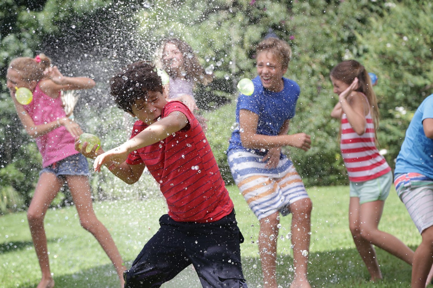Bunch O Balloons – Instant Water Balloons – Blue (3 Bunches – 100 Total) – Perfect for Summer Parties, Kids' Activities, and Outdoor Fun