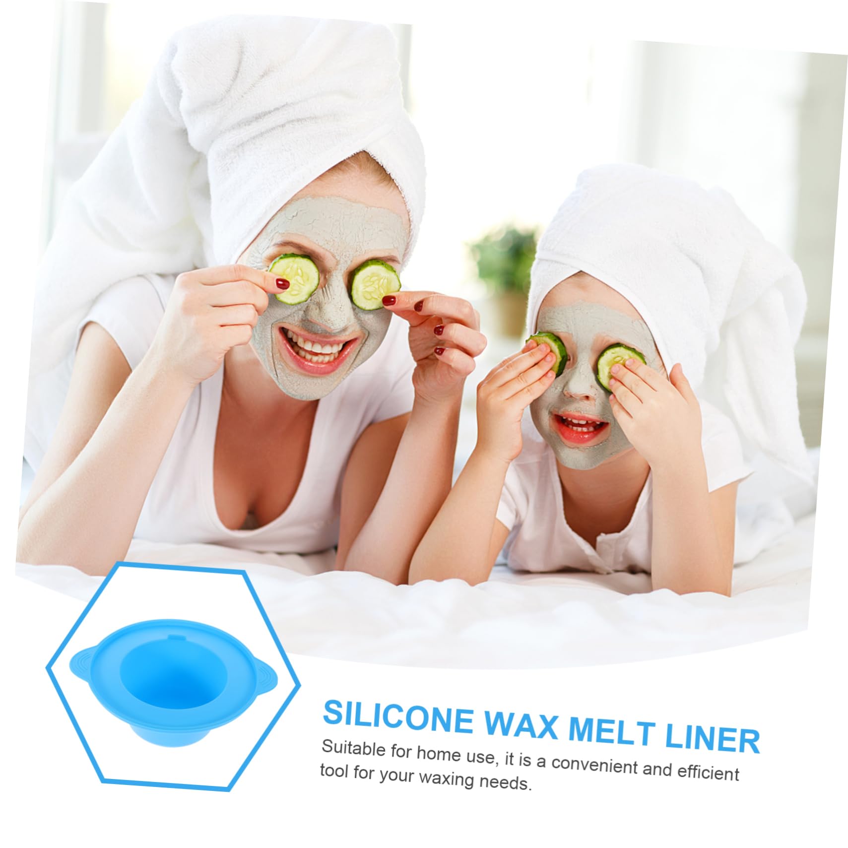 Baluue Silicone Wax Warmer Liner - Small Blue Wax Melt Warmer Liners for Aromatherapy & Home Scenting - Perfect for Spa, Relaxation & Candle Wax Melting