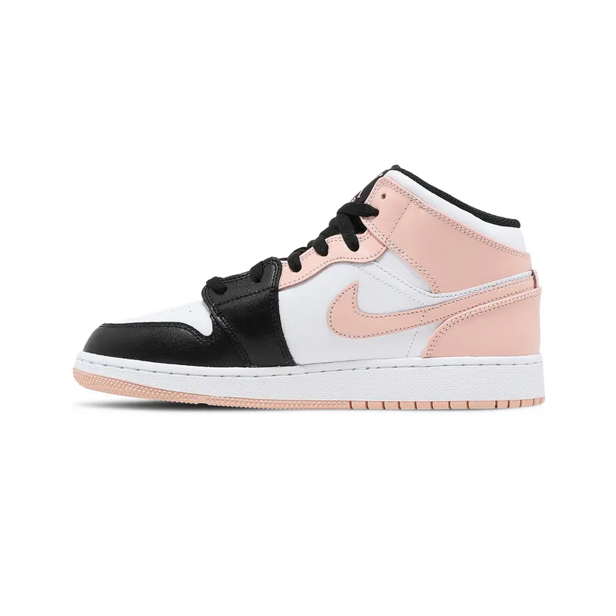 Air Jordan 1 Mid 'Crimson Tint Toe' GS Sneakers - Women's Basketball Shoes for Casual Wear & Street Style Fashion