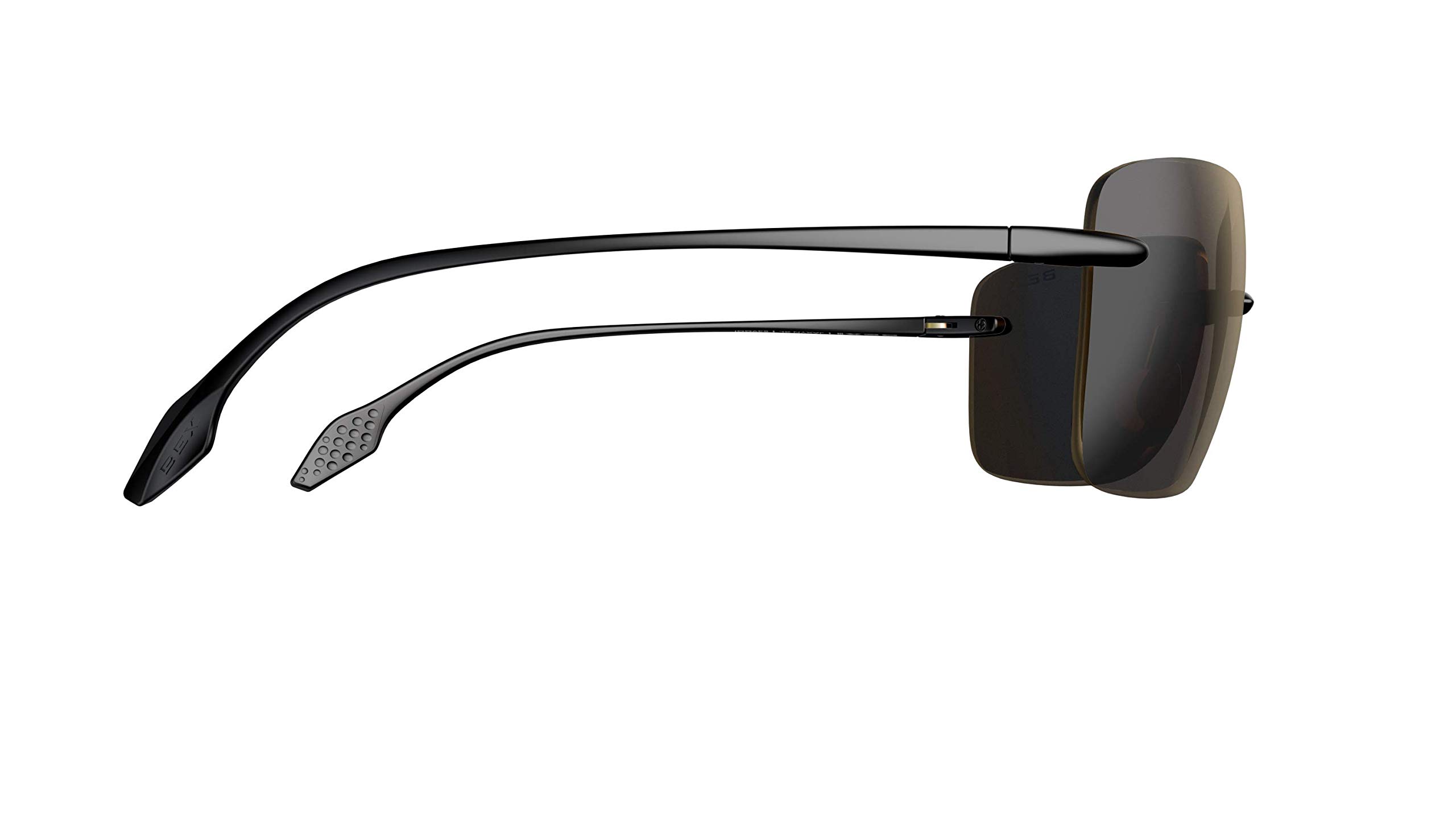 BEX Unisex Jaxyn XL Sunglasses - S39BBS One Size UV Protection Polarized Lenses for Men & Women - Perfect for Driving, Beach, and Outdoor Activities