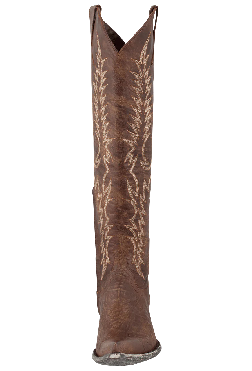 Old Gringo Mayra Women's Western Cowboy Boots - Genuine Goat Leather, Brown | Perfect for Country Dancing, Rodeos & Western Fashion