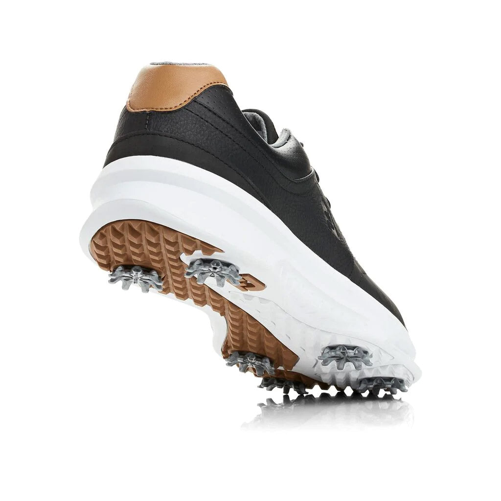 FootJoy Contour Series Men's Golf Shoes - Black Spiked Golf Shoes for Men | Waterproof & Comfortable Golf Footwear for Walking Courses & Tournaments