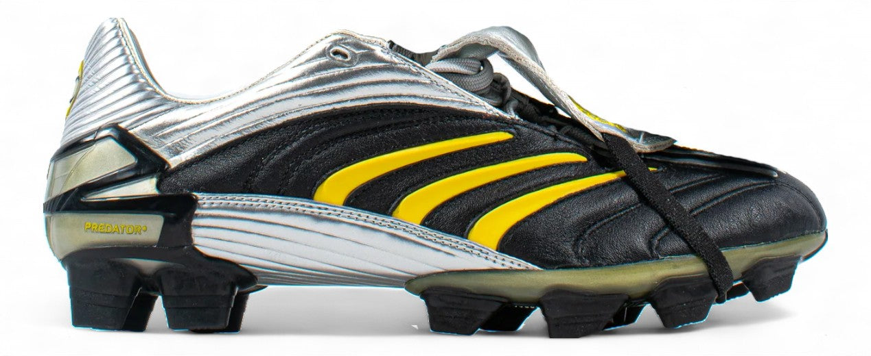 Adidas Predator Absolute FG Soccer Cleats - Black & Yellow for Men - Firm Ground Football Boots for Professional Matches & Training