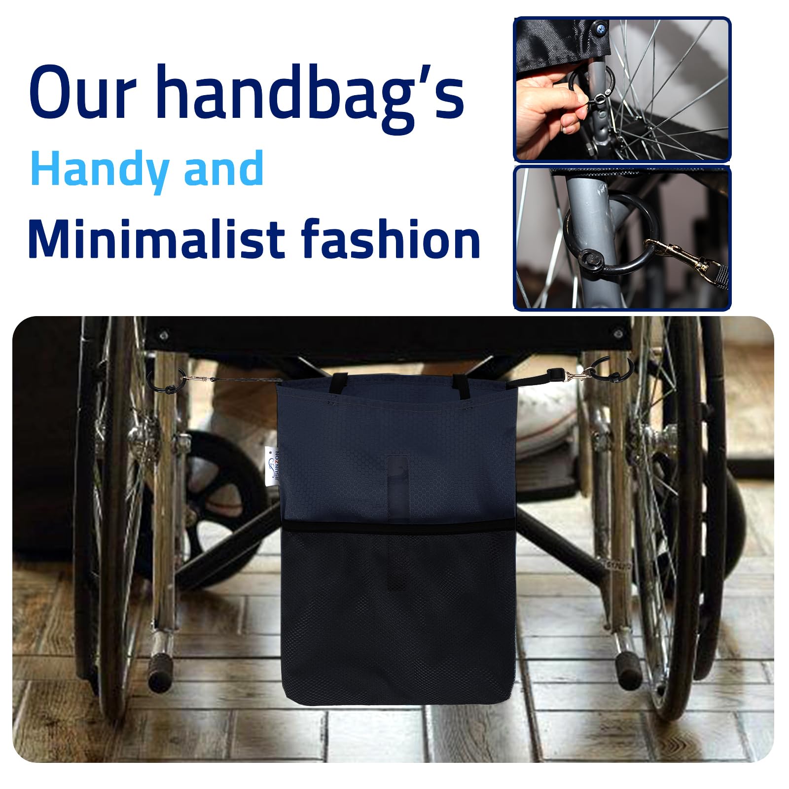 Multipurpose Urine Drainage Bag Holder - Adjustable & Durable Medical Support for Wheelchair, Bedside & Home Care Use