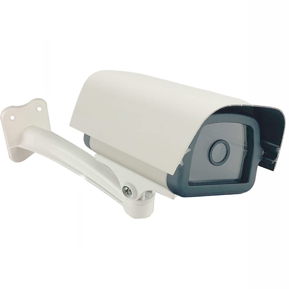 Outdoor Waterproof CCTV Camera Housing - Aluminum Alloy Security Surveillance Enclosure with Adjustable Wall Mount Bracket | Weatherproof Protection for CCTV Systems | Ideal for Home Security, Business Monitoring & Outdoor Surveillance