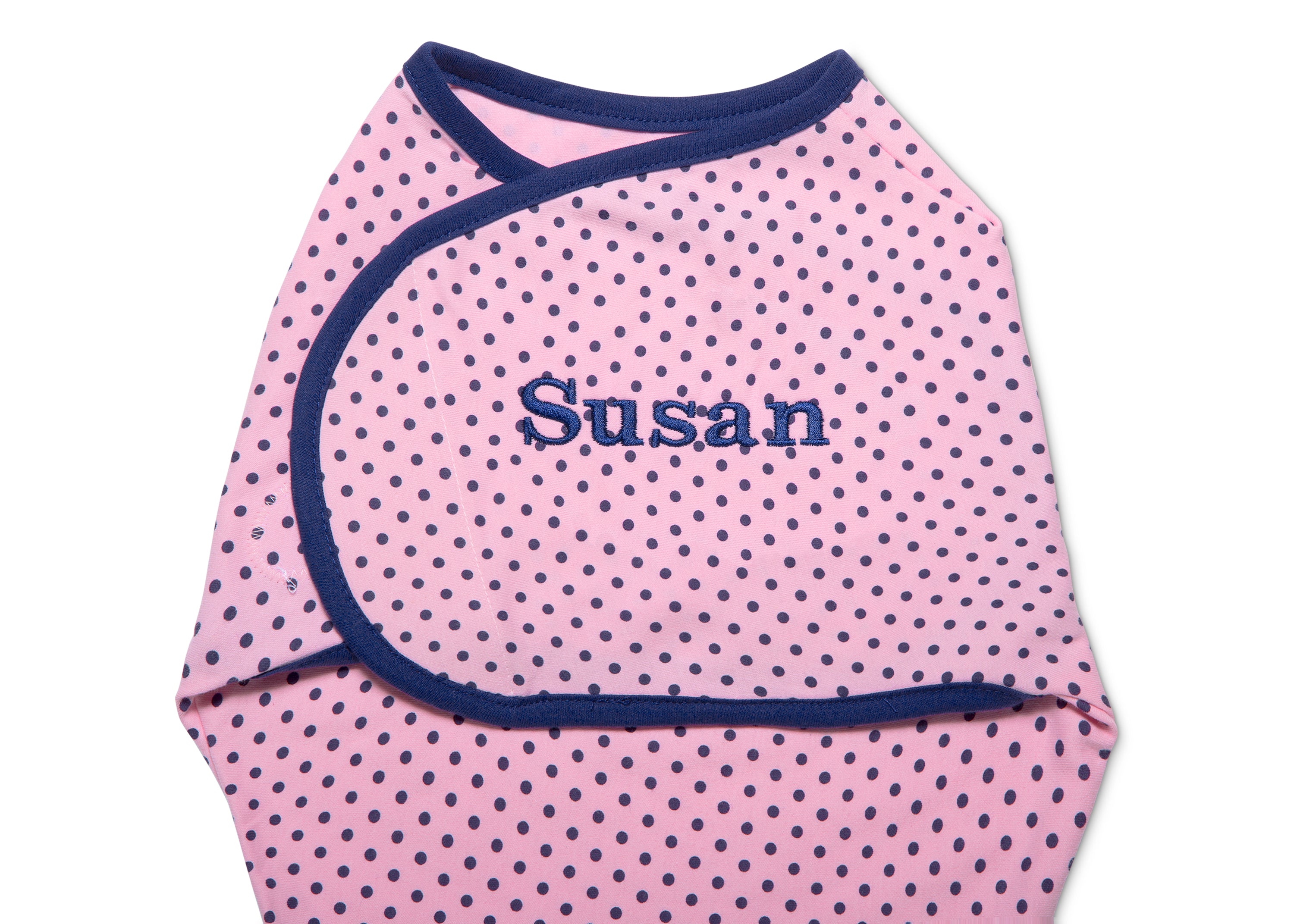 Personalized Little Lambs Adjustable Swaddle Wrap - 100% Soft Cotton Baby Blanket - Extra Small Size (0-3 Months/4-7 lbs) - Perfect for Newborn Sleep & Swaddling