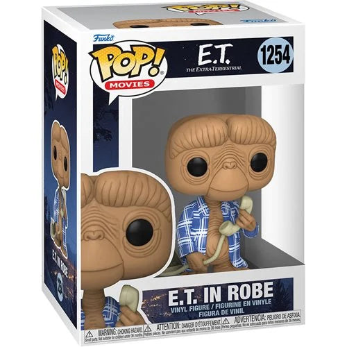 E.T. 40th Anniversary Pop! Vinyl Figure - E.T. in Robe Collectible Toy for Movie Fans & Pop Culture Enthusiasts - Perfect for Home Display, Office Decor, and Gift Giving