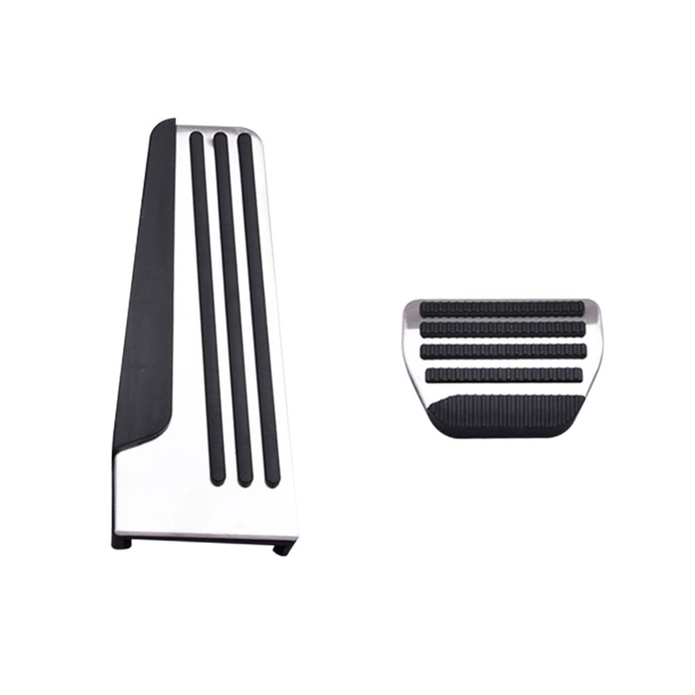 Stainless Steel Car Pedal Covers for Q50 Q60 Q70 QX70 - 2PC Set - Durable Footrests for Enhanced Driving Comfort
